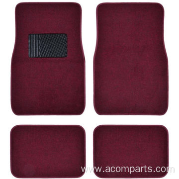 4-Piece Carpet Vehicle Floor Mats Premium Quality Classic